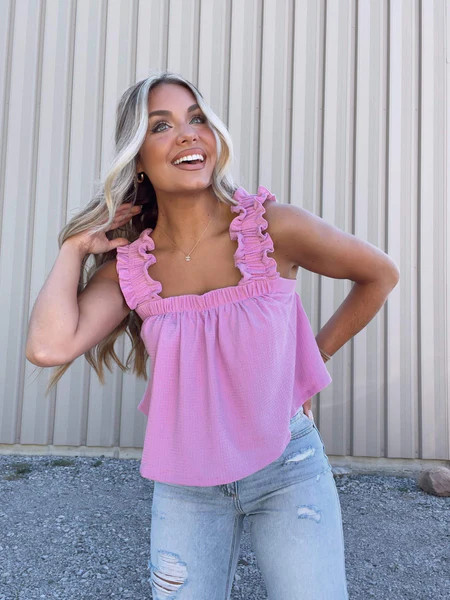 Bubblegum Afternoon Delight Top | Lane 201 Boutique