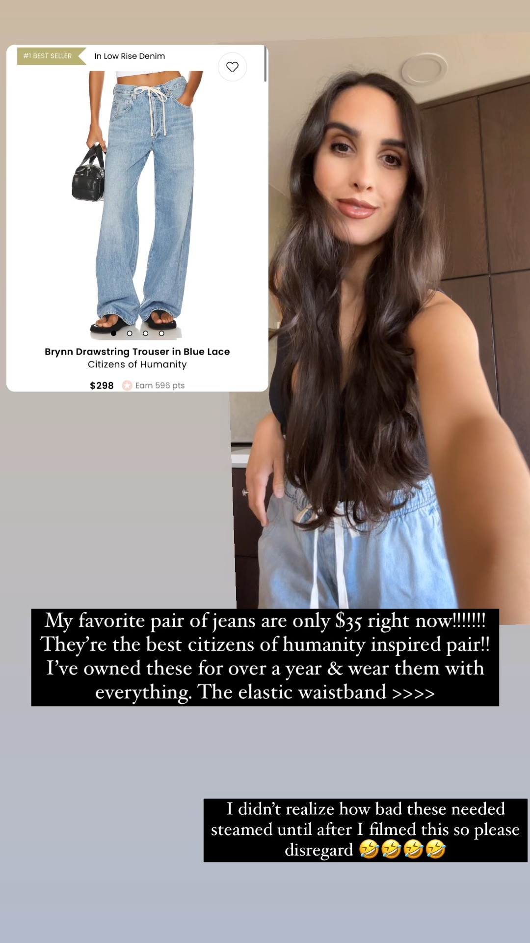 My favorite pair of jeans are only $35!!!!!!! They’re the best citizens of humanity inspired pair!! I’ve owned these for over a year & wear them with everything. The elastic waistband >>>>

#LTKMostLoved #LTKSaleAlert #LTKStyleTip