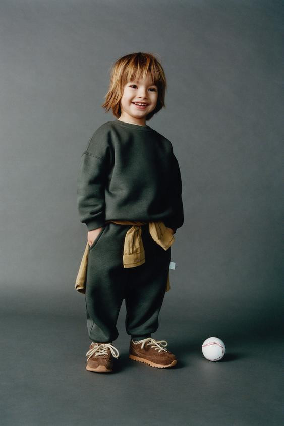 LABEL SWEATSHIRT AND JOGGERS MATCHING SET | Zara US