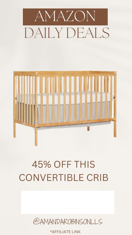 Amazon Daily Deals
Convertible crib 

#LTKBaby #LTKSaleAlert