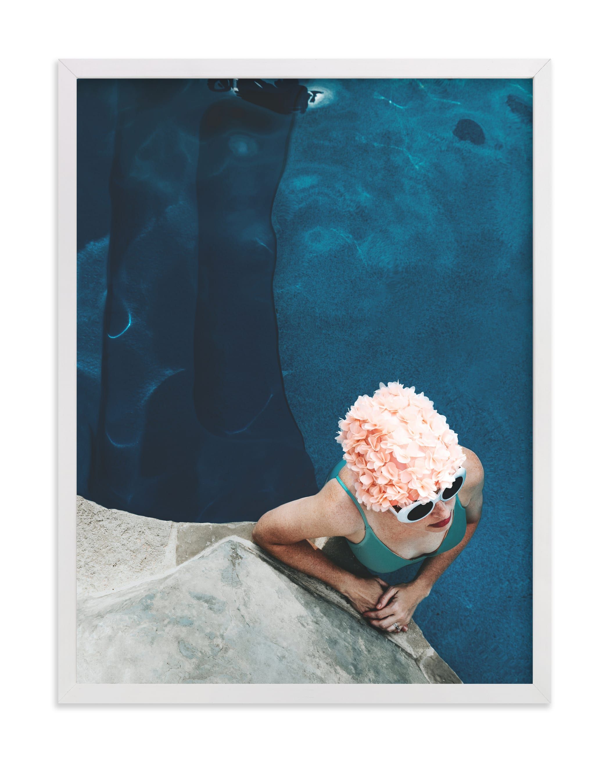 "lady in a swim cap" - Photography Limited Edition Art Print by Alicia Abla. | Minted
