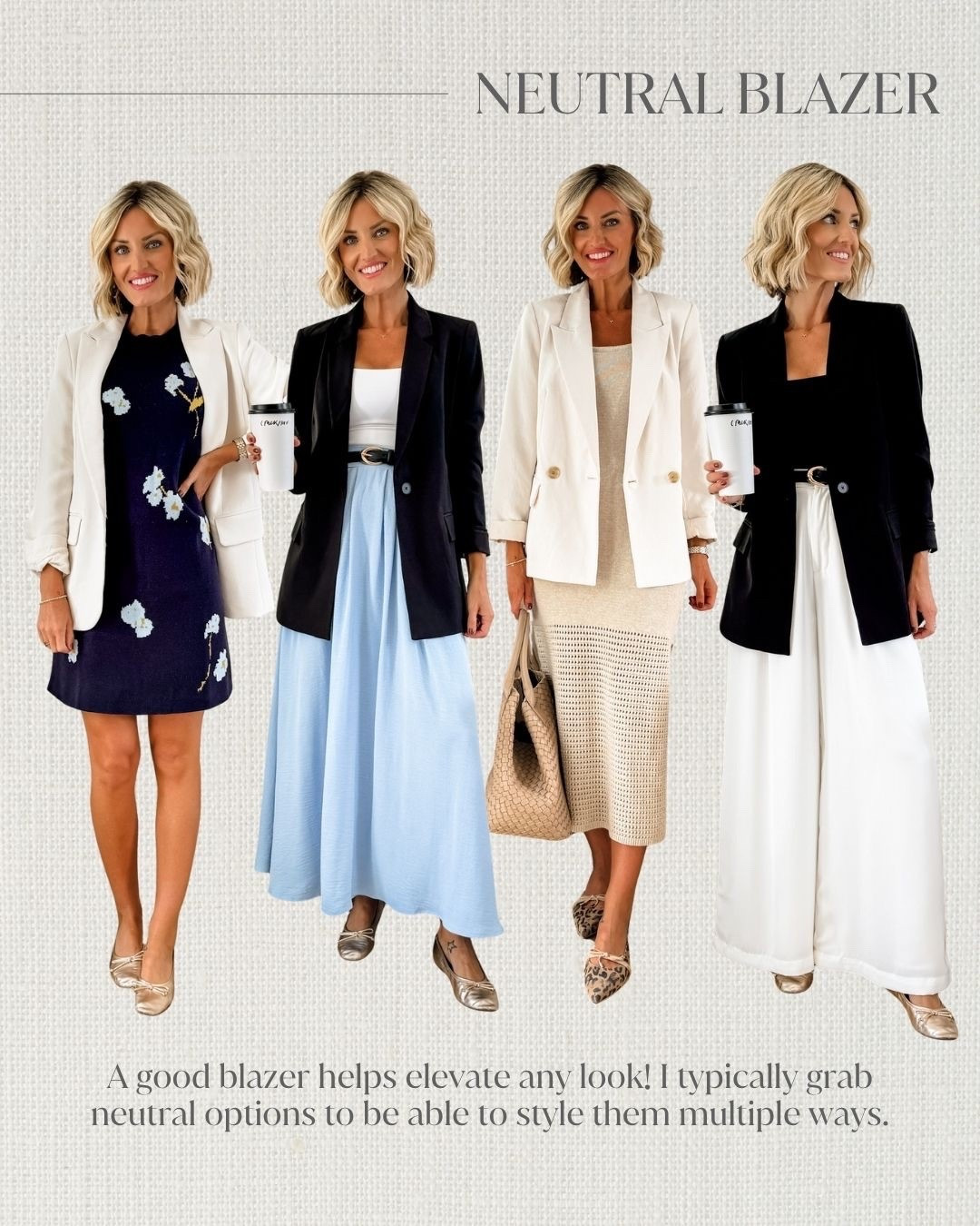 A neutral blazer is a must-have for workwear! Wearing my true size!

Loverly Grey, workwear, teacher outfit, teacher looks, blazer

#LTKWorkwear #LTKStyleTip