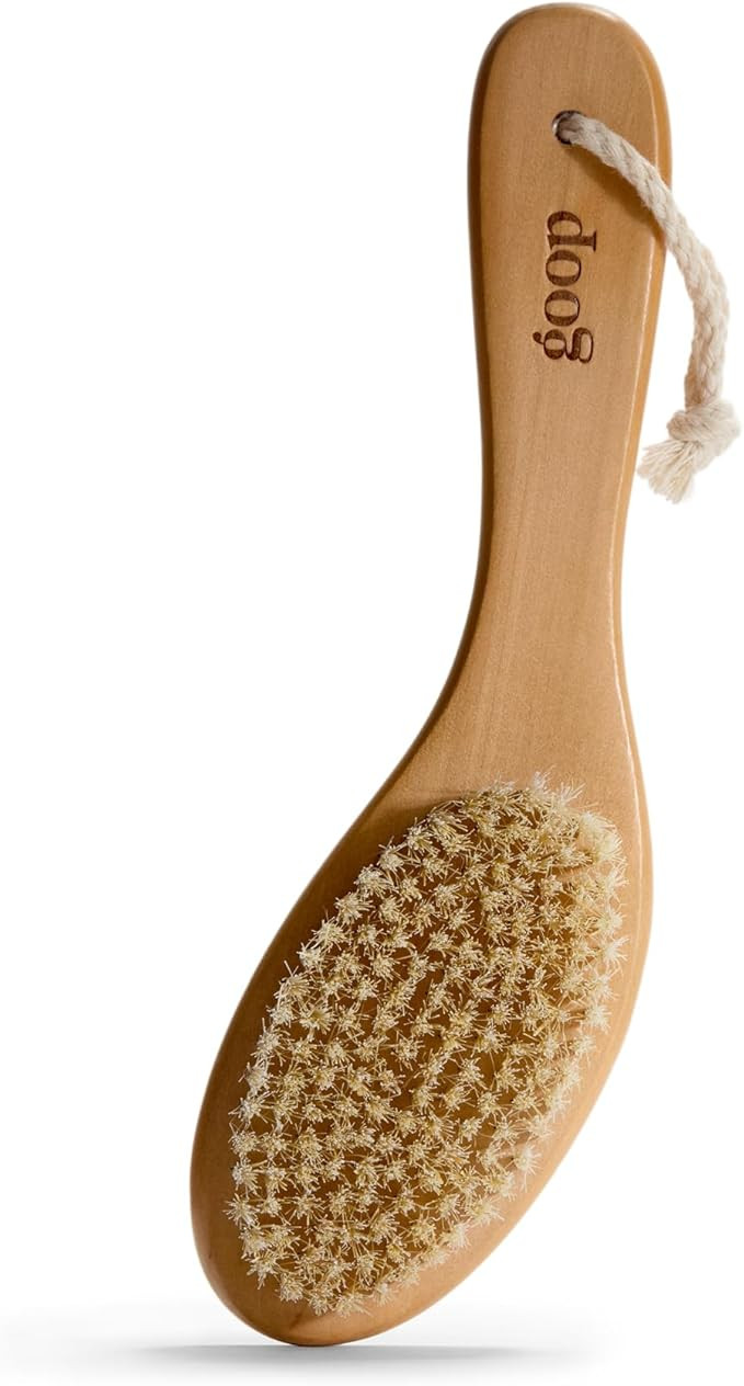 goop Beauty Dry Brush | Detoxifying Body Exfoliator | Wooden Handle with Natural Biodegradable Si... | Amazon (US)