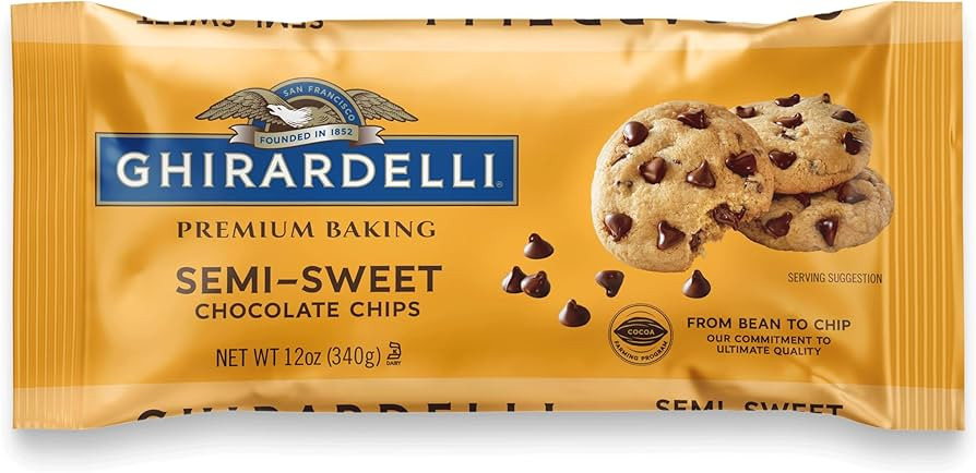 Ghirardelli, Baking Chips Semi Sweet, 12 Ounce | Amazon (US)