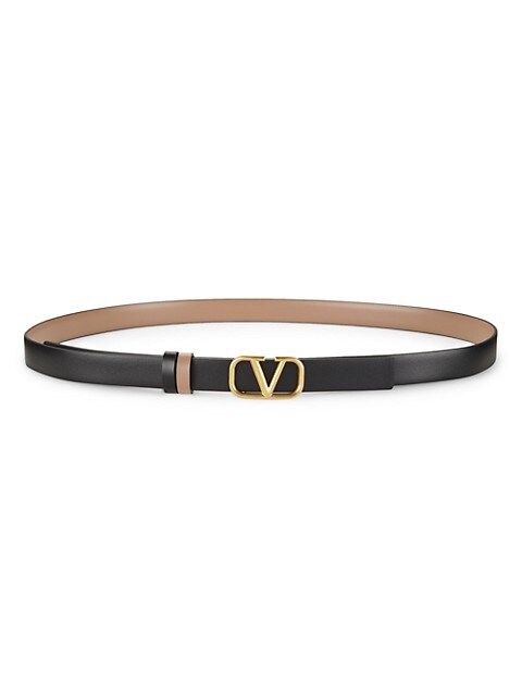 Valentino Garavani Reversible VLogo Leather Belt | Saks Fifth Avenue