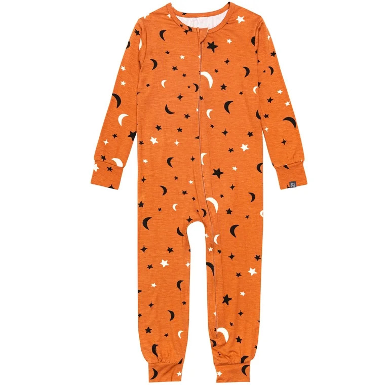 Modern Moments by Gerber Toddler Neutral Halloween One-Piece Pajama, Sizes 12M-5T - Walmart.com | Walmart (US)