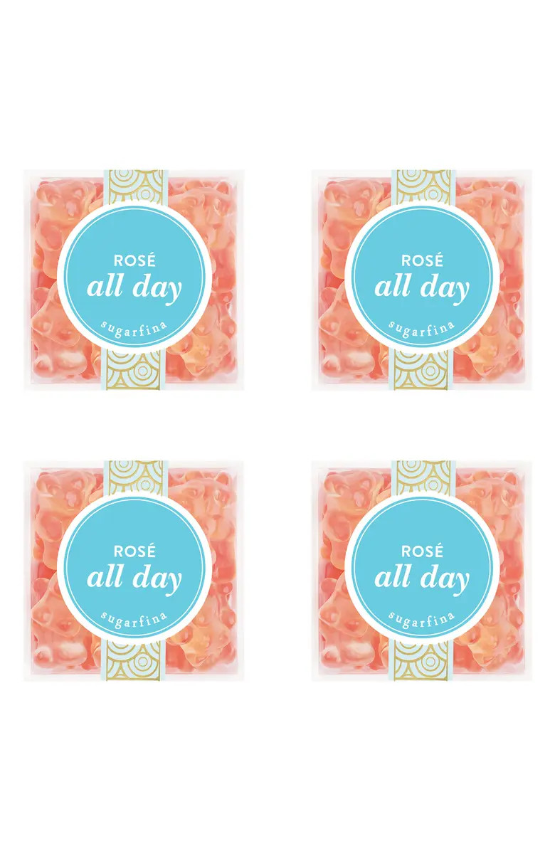 sugarfina Rosé All Day Bear Set of 4 Candy Cubes | Nordstrom | Nordstrom