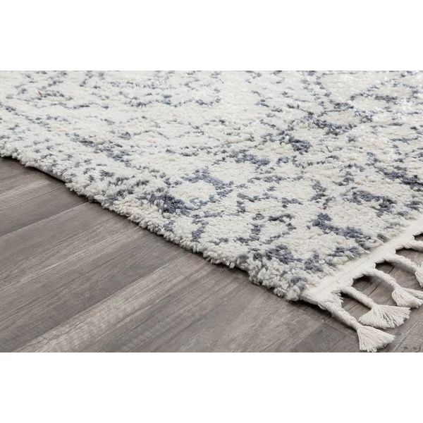 Southwestern White/Gray Rug | Wayfair North America