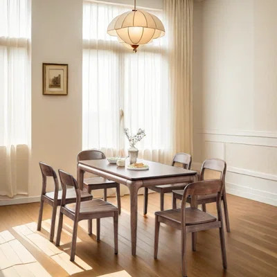 Nichoal Person - 6 Solid wood dining table Sets | Wayfair North America