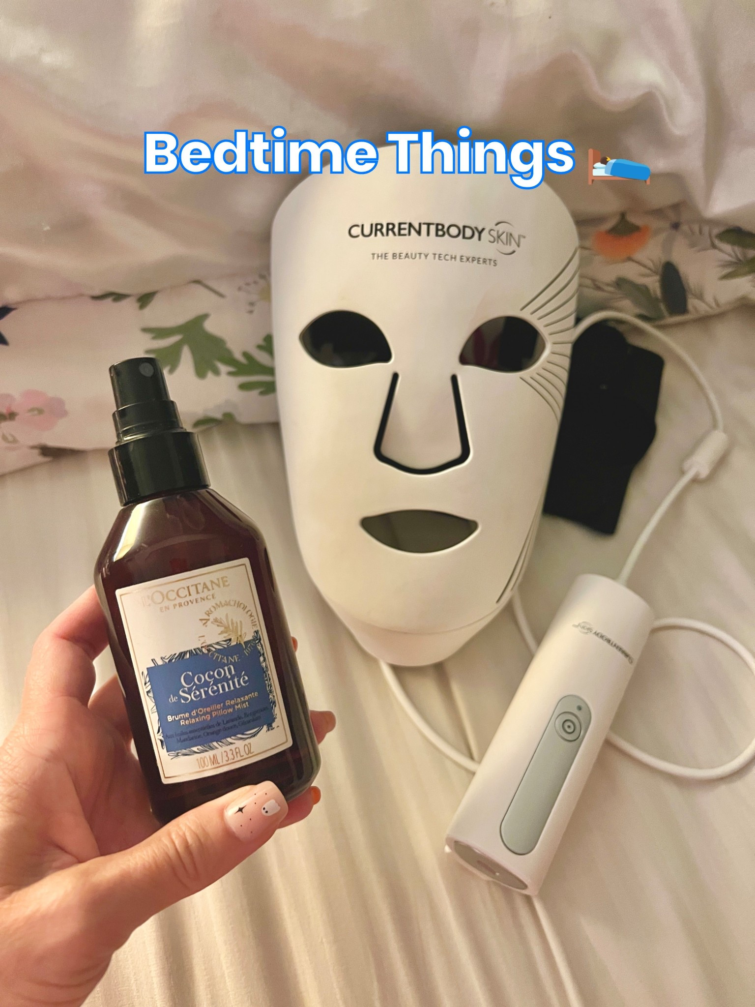 😴 Before my head hits the pillow. This lavender sleep spray / sit with my red light mask for 10 min / sleep on a silky pillowcase for my skin and neck  

#LTKOver40 #LTKHome #LTKBeauty