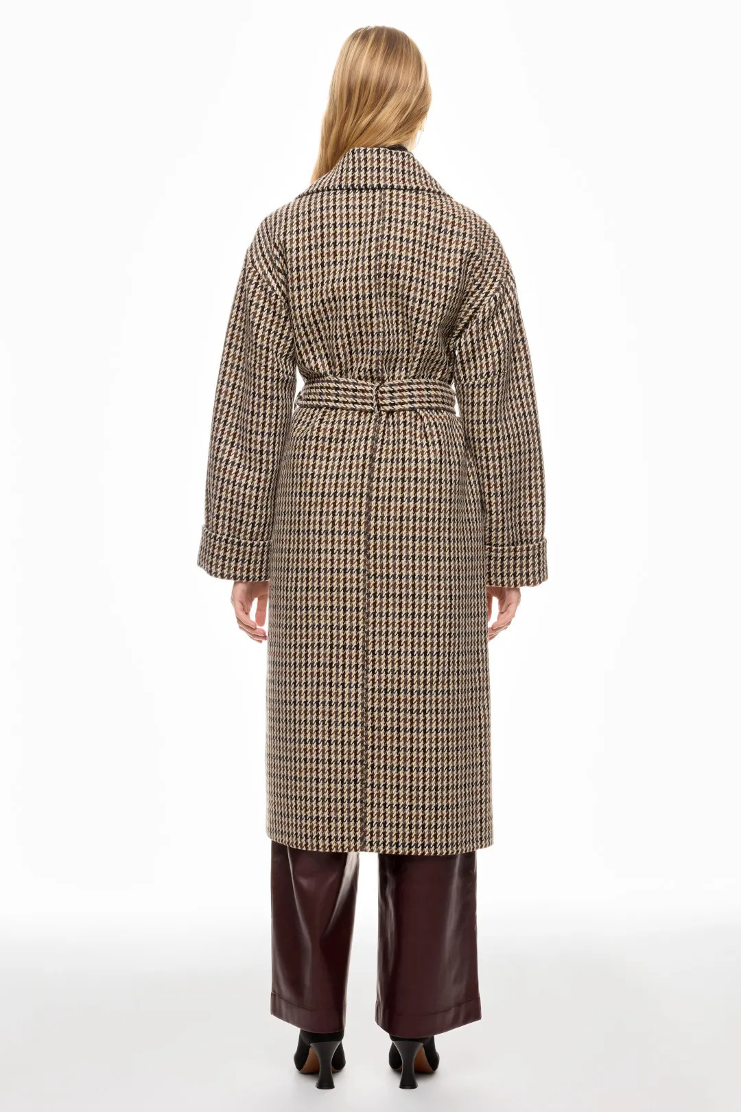 Houndstooth Wool Coat | Rent the Runway