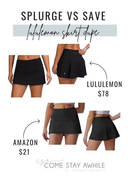 Lululemon pace rival skirt dupe on Amazon! Super cute athletic skirt! 

#LTKsalealert #LTKfit #LTKunder50