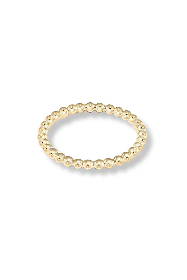 enewton Size 7 Classic Gold 2mm Bead Ring | The Willow Tree