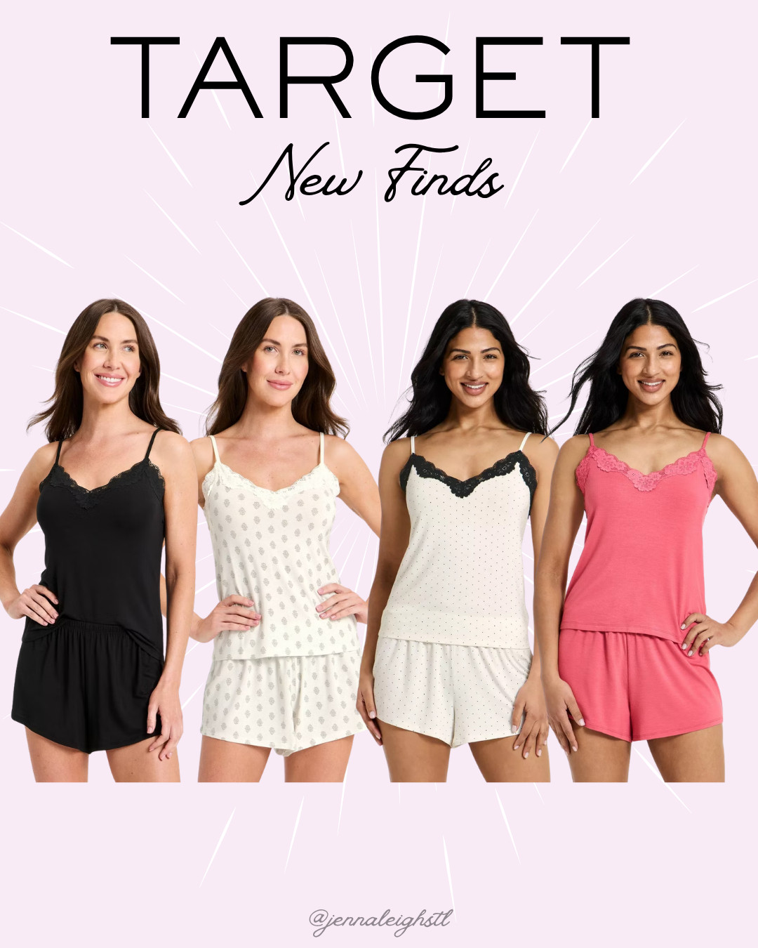 The Women’s Lace Trim Cloud Knit Tank and Shorts Pajama Set from Auden is soft, cute, and perfect for staying cool, with lightweight fabric and a comfy relaxed fit that makes it ideal for lounging or sleeping. 

 #LTKmorningroutine #LTKSeasonal #LTKMidsize