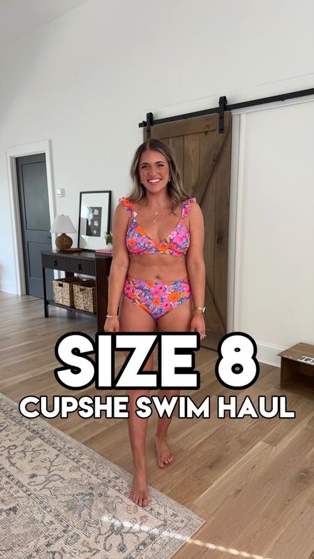 Sizing info:
All suits & coverups are true to size - I wear the size medium.  ⭐️ Code Morgb15 15% off on $70+ OR code Morgb20 20% off on $109+ ⭐️ 

My measurements: 
Waist: right under 29” at smallest part 
Hips: 41” at widest part of butt
36B/C bra 


CUPSHE swim haul! 😍🫶🏼 I’m a size 8, 155llb, & 5’5. These swimsuits are all SO STINKING GOOD y’all. The chocolate brown 🤎 bikini was one of my fave suits last year (have in teal) and the floral ruffle suit might just be my new fave bikini for this year. 🌸👙💖 so cute & girly. The one pieces are absolutely stunning too & cannot get over how beautiful the coverups are!!! ☀️ & I have codes for y’all!!! ⭐️ Code Morgb15 15% off on $70+ OR code Morgb20 20% off on $109+ ⭐️ What’s your fave from this CUPSHE swimsuit haul?! 👇🏼 Linking everything for y’all with sizing info on the @shop.LTK app or on my LTK linked in my instagram bio! 🫶🏼 

Direct URL: 

#size8 #ad #cupshecrew #cupshe @cupshe #swimhaul #bikinihaul #bikinitryon #momstyle #onepieceswimsuit #swimcoverup #swimsuithaul #swimsuitfashion #midsizestyle #sizemedium 

#LTKfindsunder50 #LTKSeasonal #LTKswim