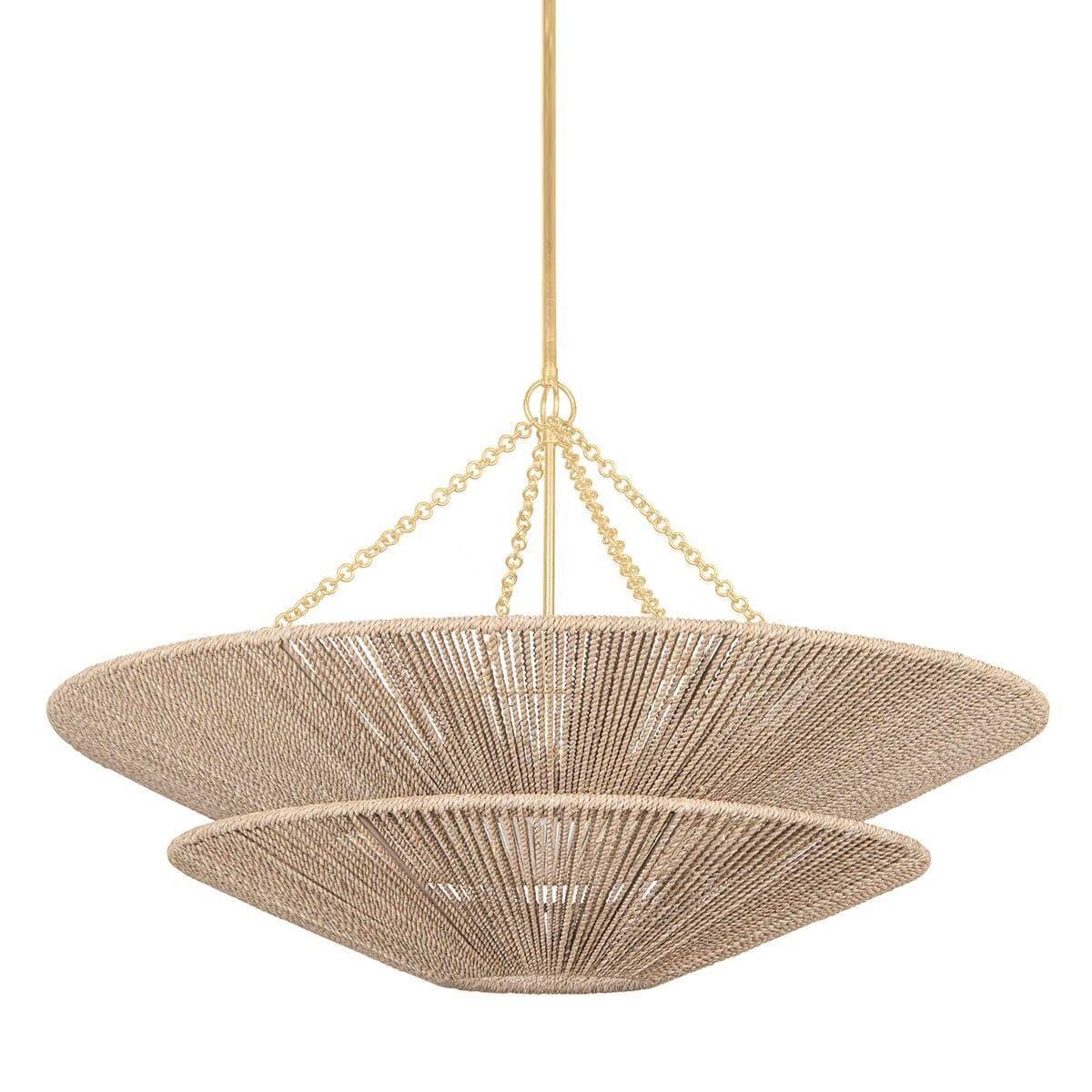 Corbett Tropea 8 Light Chandelier - Gold Leaf | Alchemy Fine Home