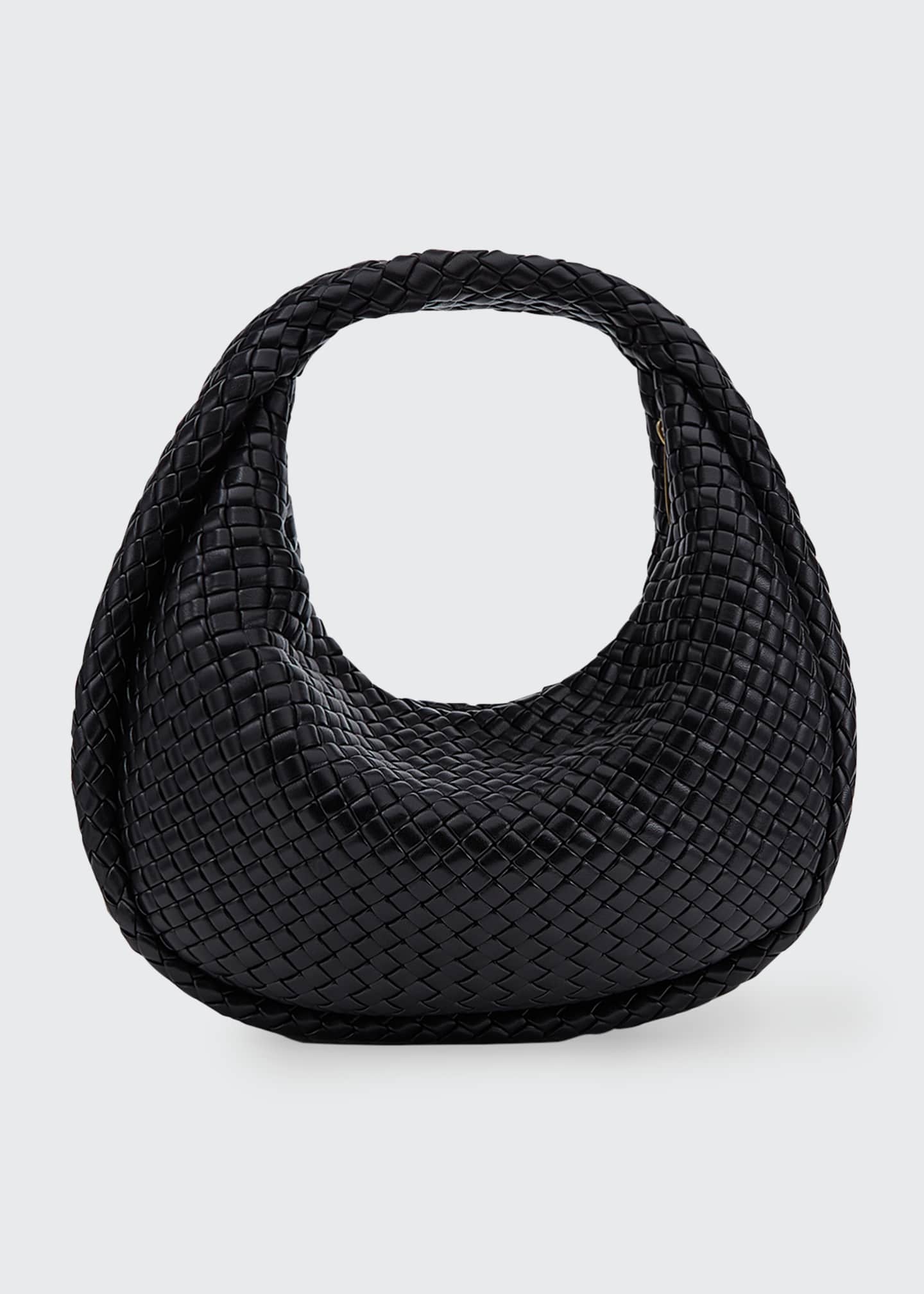 Intrecciato Leather Moon Hobo Bag | Bergdorf Goodman