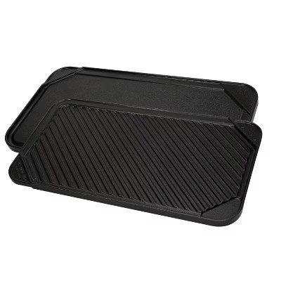 All American Reversible Grill Griddle Pan, Double Burner Nonstick Superconductive Heats Rapidly, Quick Defrost, Stovetop | Target