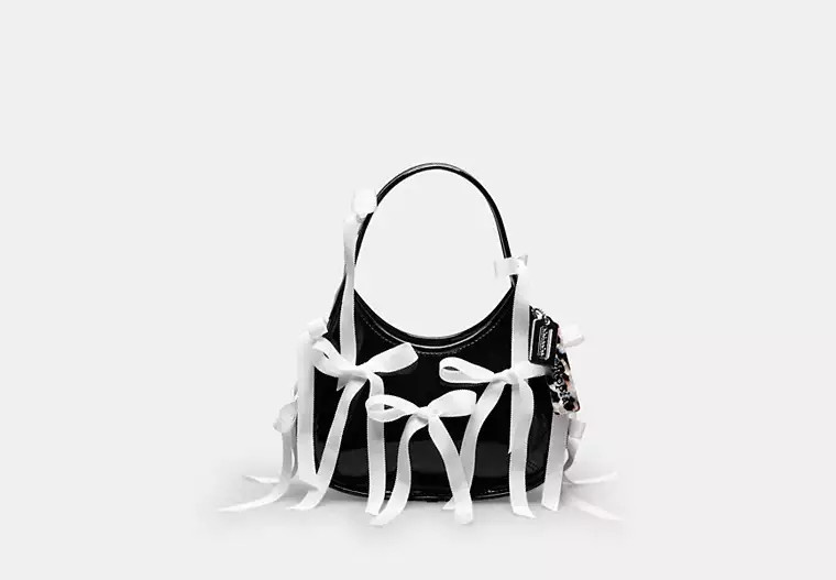 Ergo Bag In Crinkle Patent Coachtopia Leather With Bows All Over | Coach (US)