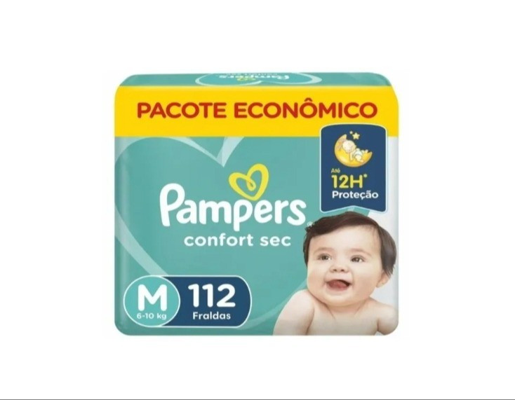 Fralda Pampers Confort Sec M 112 Unidades

#LTKbrasil #LTKmaternity #LTKkids