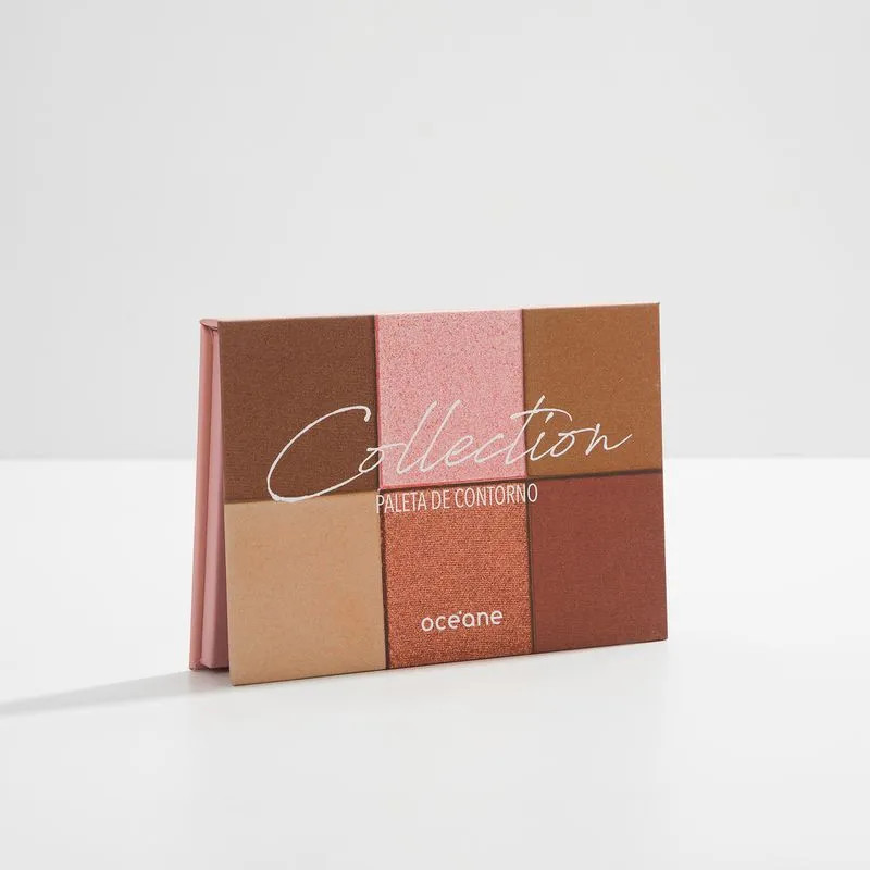 Paleta de Contorno Collection 23g | 6 tons - Maquiagens e cosméticos Océane: Pincéis, paletas,... | Oceane (BR)