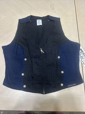 Vintage Western Ethics Ladies Jean Vest Women’s Denim Vest NOS With Tags Med #3  | eBay | eBay US