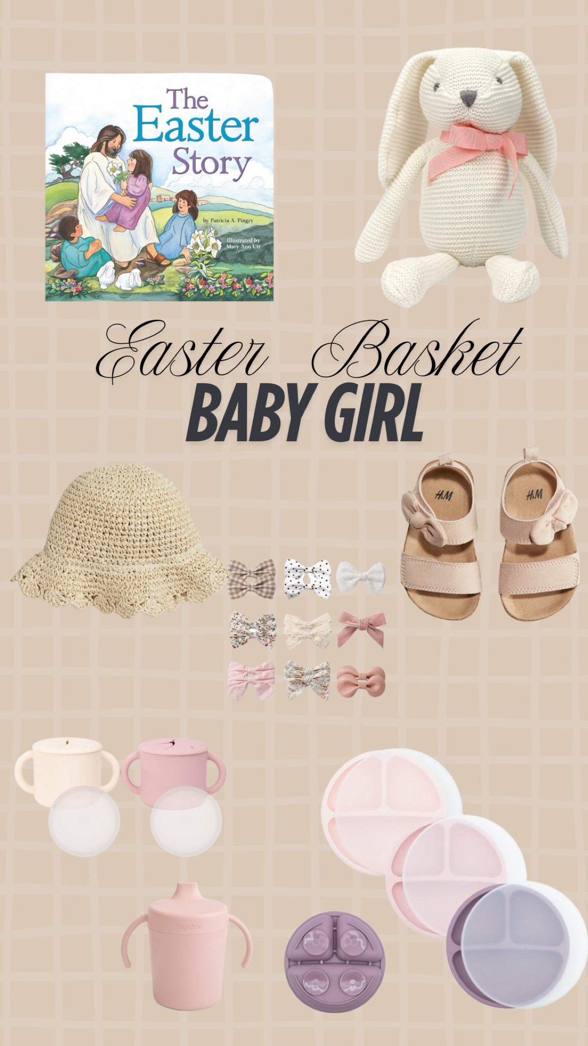 Amazon Baby Girl Easter Basket | Baby Girls finds | H&M baby girl | baby girl accessories | baby bows | Easter books | 

#LTKFamily #LTKBaby #LTKKids