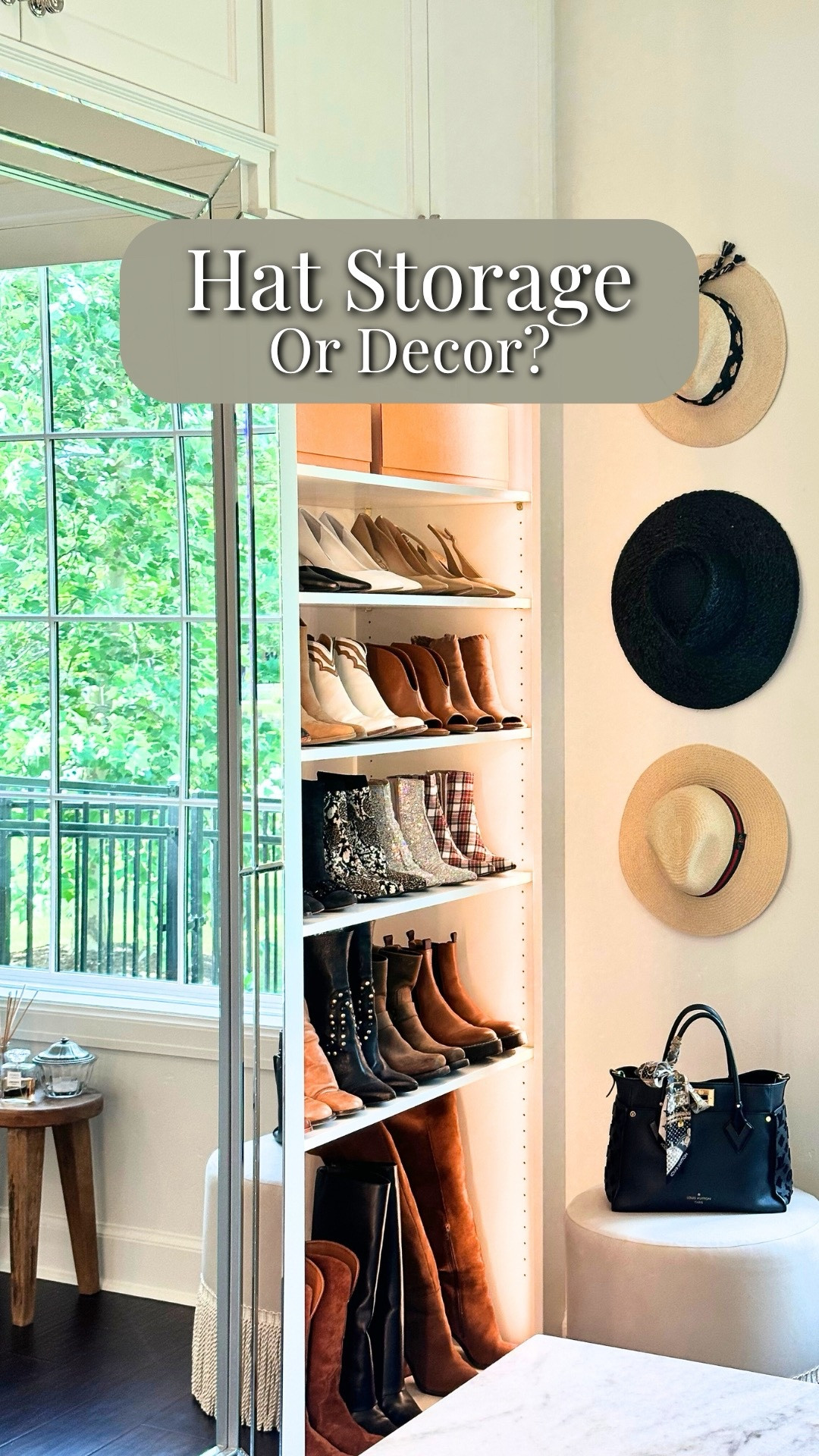 The Hat Storage Fix You’ll Actually Use

No more crushed crowns or cluttered shelves — these two display ideas keep your hats organized, visible, and styled so you’ll actually wear them:

Wall hooks – show off your hats while keeping their shape

Acrylic stands – turn your shelves into a styled display instead of a pile

Everything I use is linked below so you can ditch the digging and make your closet look polished ⬇️ 

#LTKHome