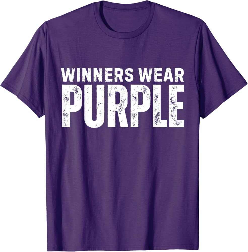 Winners Wear Purple Spirit Wear Team Game Color War Camp T-Shirt | Amazon (US)