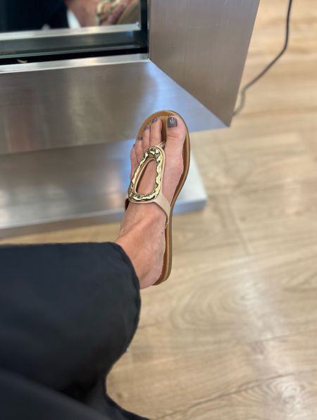 Target sandals that are sort of a designer look for much less. 
Fit tts
Shoes / target style / summer / vacation / flats 