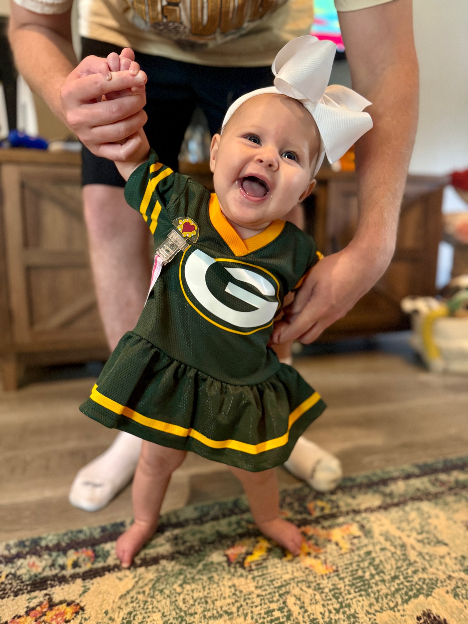 Greenbay Dress!! 💚🫶🏼🏈  Many different teams too!! 

Football, baby, football dress, teams

#LTKFindsUnder50 #LTKBaby #LTKFallSale