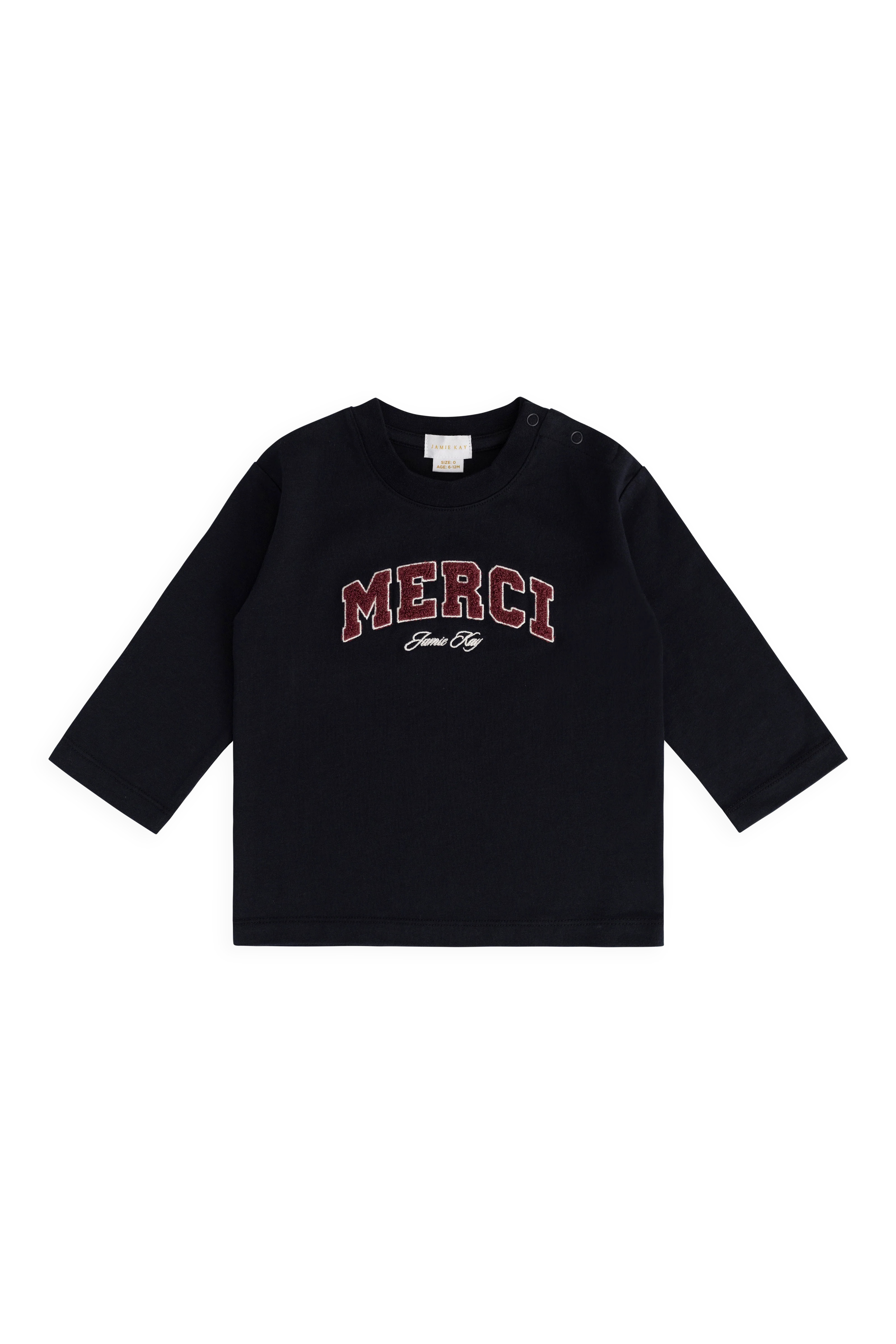 Organic Cotton Marshall Long Sleeve Top - Maritime Merci | Jamie Kay