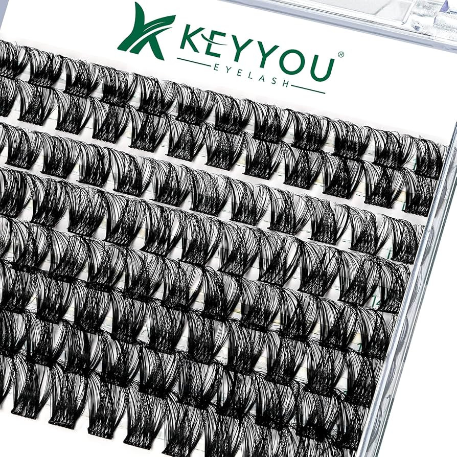 Lash Clusters 96pcs Individual Lashes Y01 D Curl 8-18MIX Cluster Lashes KEYYOU Volume Wispy Lash ... | Amazon (US)