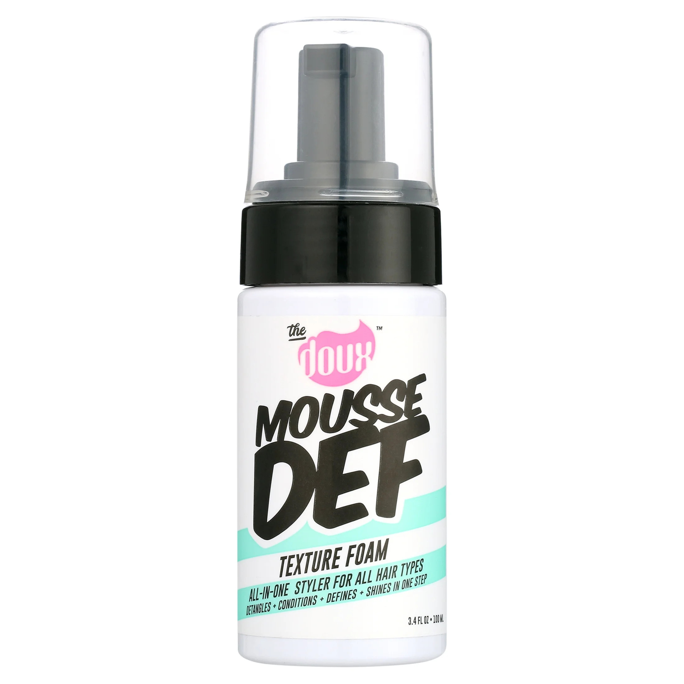 The Doux Mousse Def Texture Foam Travel/Trial Size 3.4 oz., Curly Hair, Moisturizing | Walmart (US)