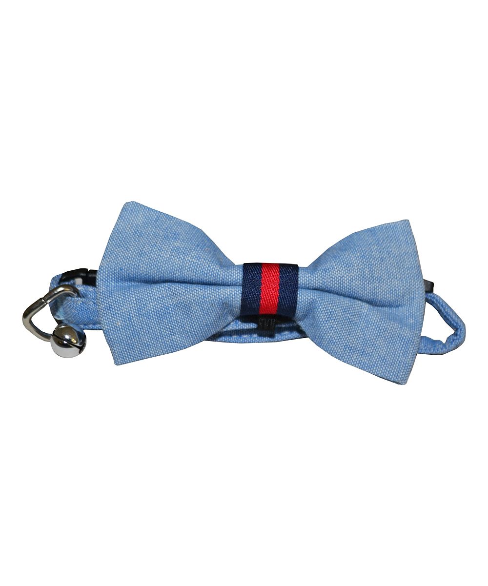 D.O.G. Pet Collars BLUE - Blue Francois Bow Tie Collar | Zulily