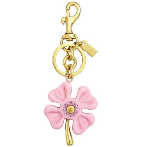 SOPKTA Bag Charms Keychain - Cute Purse Charms for Handbags，Cherry Bag Charm,Purse Accessories For Women (Flowers - Pink) | Amazon (US)