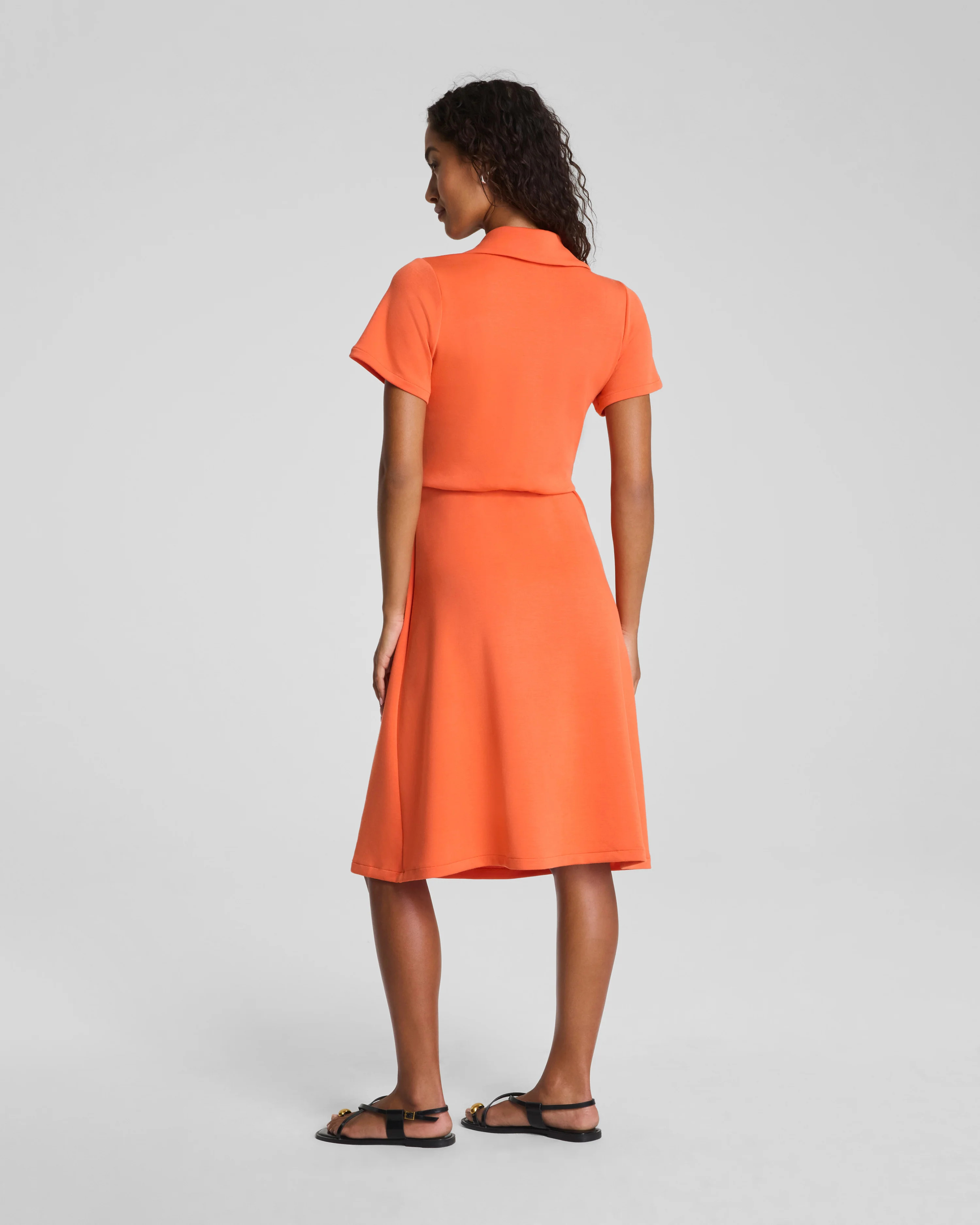 AirEssentials\u00ae Collared Tie-Waist Midi Dress | Spanx | Spanx