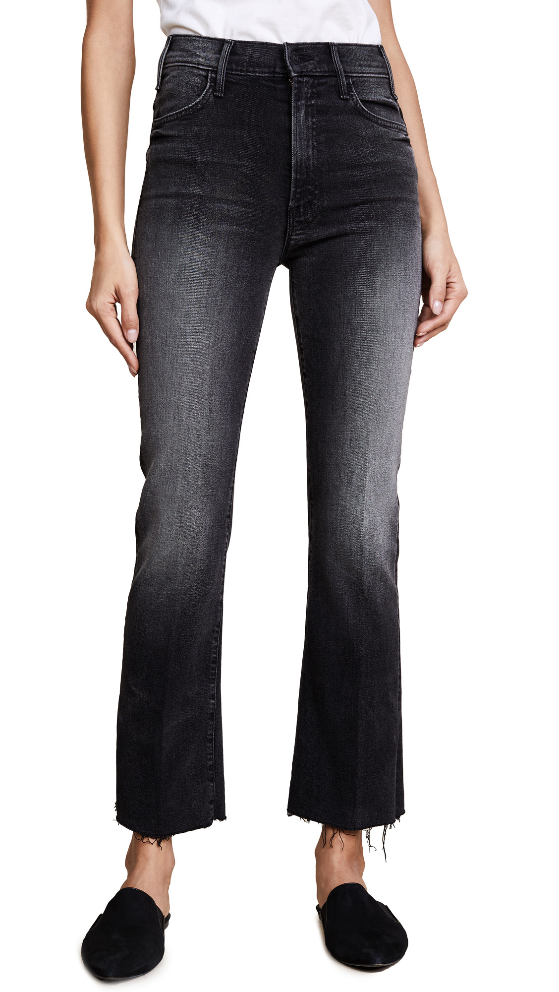MOTHER The Hustler Ankle Fray Jeans | Shopbop
