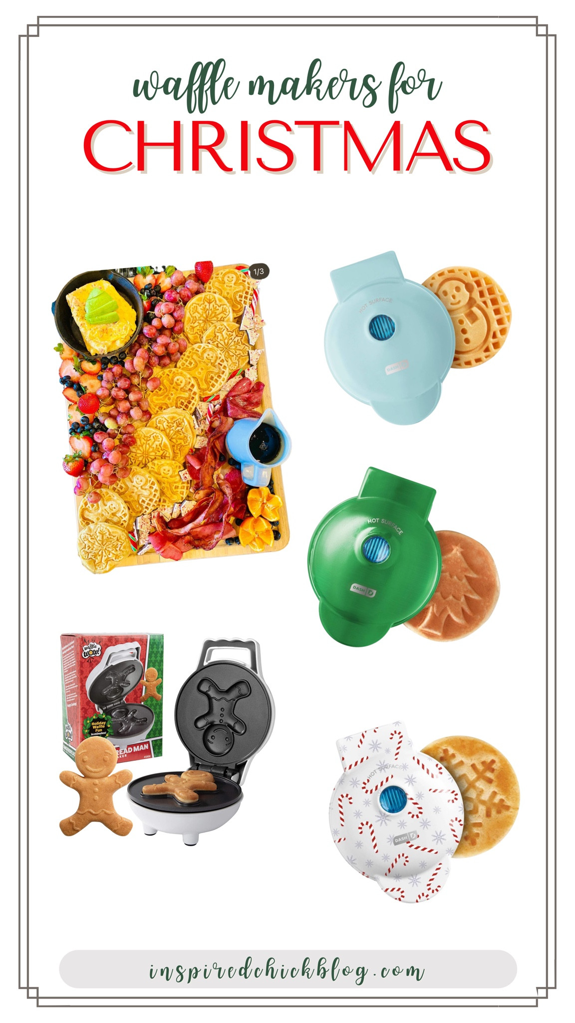 Do you have a Christmas Day breakfast tradition? With a few more weeks of holiday cheer, you can celebrate at breakfast with these mini waffle makers.

#LTKHoliday #LTKGiftGuide #LTKhome