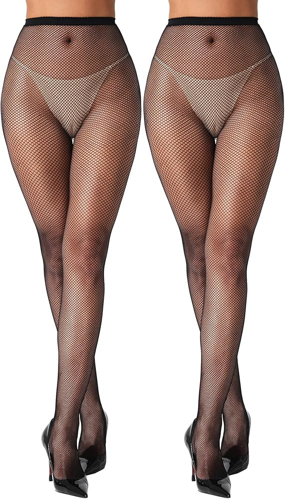 Fishnet Stockings Womens High Waist Sexy Tights for Women Pantyhose Party Mesh Stockings | Amazon (US)