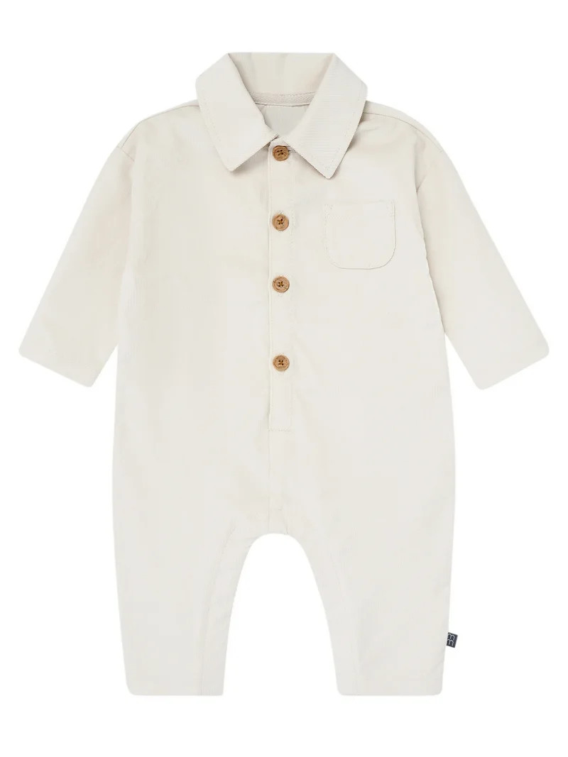 Modern Moments by Gerber Baby Boy Oversized Romper, Sizes 0/3 Months - 24 Months | Walmart (US)