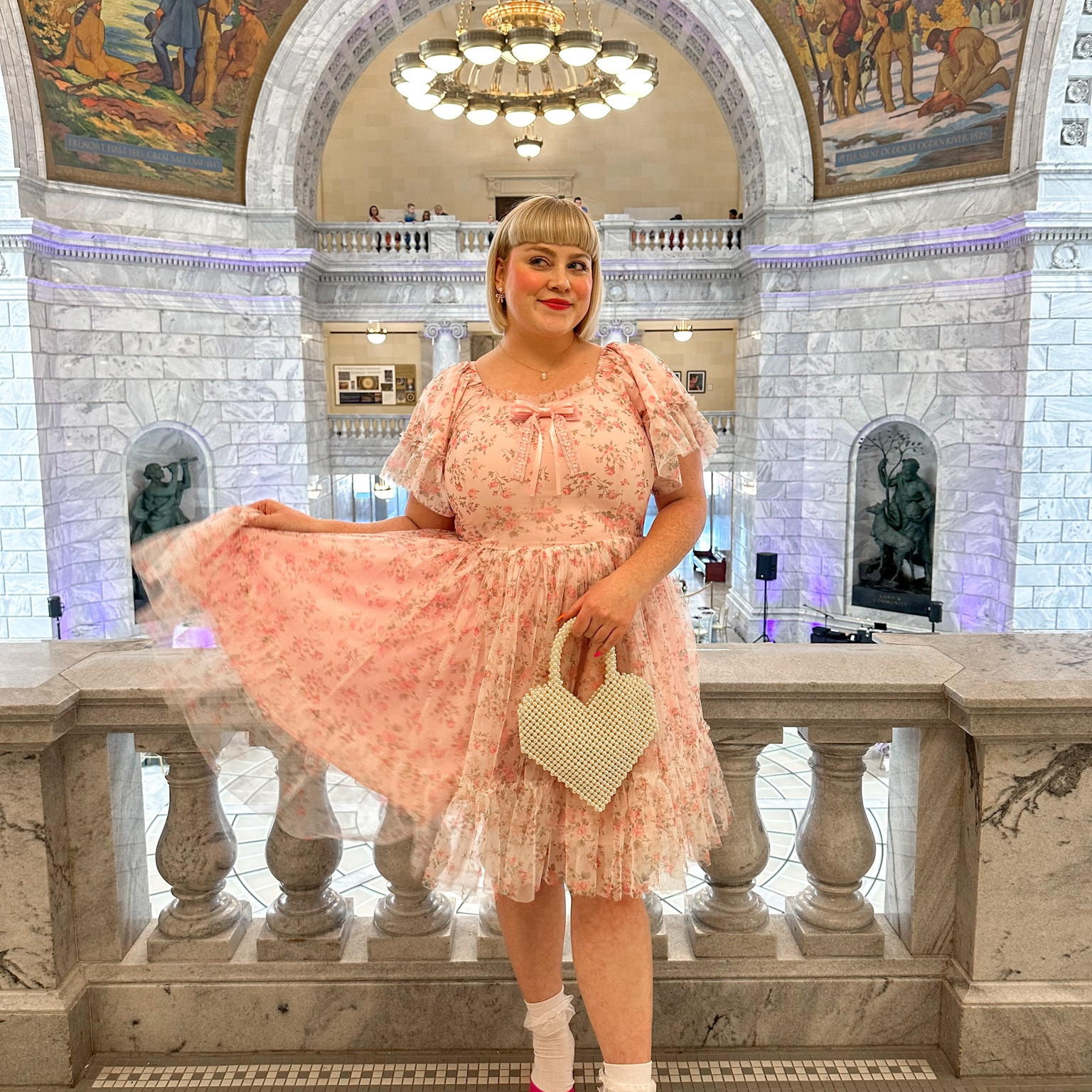 Bow dress for Valentine’s Day! 💖 Perfdct for the now trend. Lightweight and flowy, I’m wearing size xl! Plus size friendly, comes in sizes XXS-5X. #lovecore #valentinesday #bowtrend 

#LTKmidsize #LTKstyletip #LTKplussize