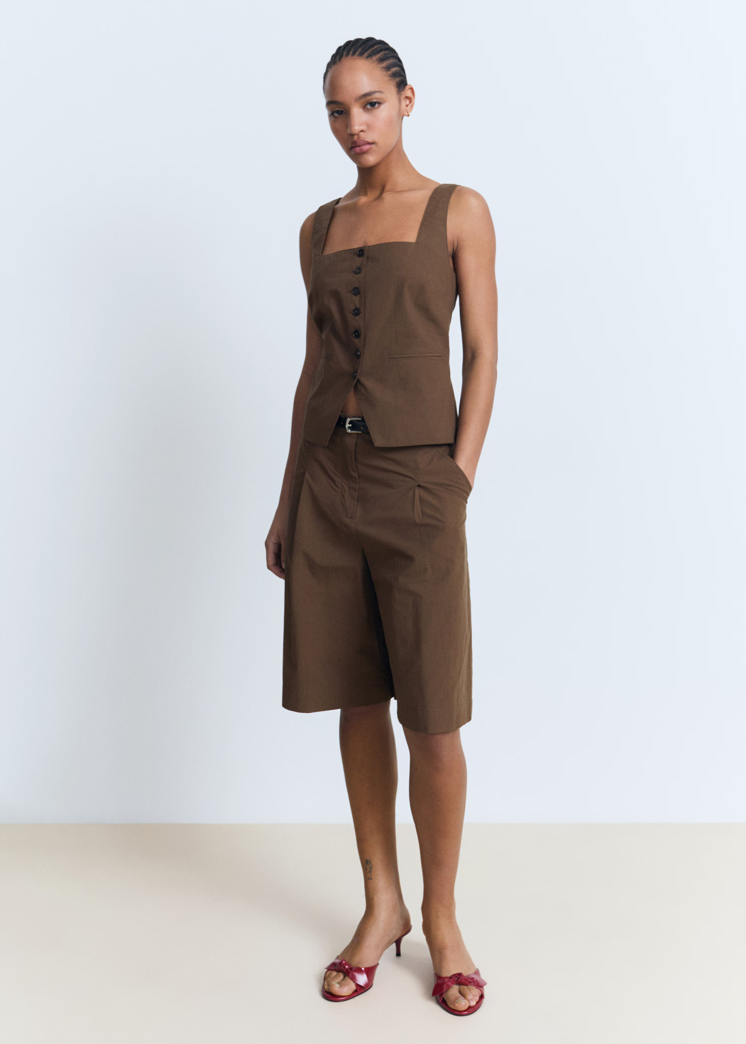 Gilet completo cotone - Donna | MANGO Italia | Mango EU