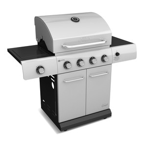 MASTER Chef Elite 4-Burner Convertible Propane Gas BBQ Grill with an Extra Side Burner#085-3138-4 | Canadian Tire