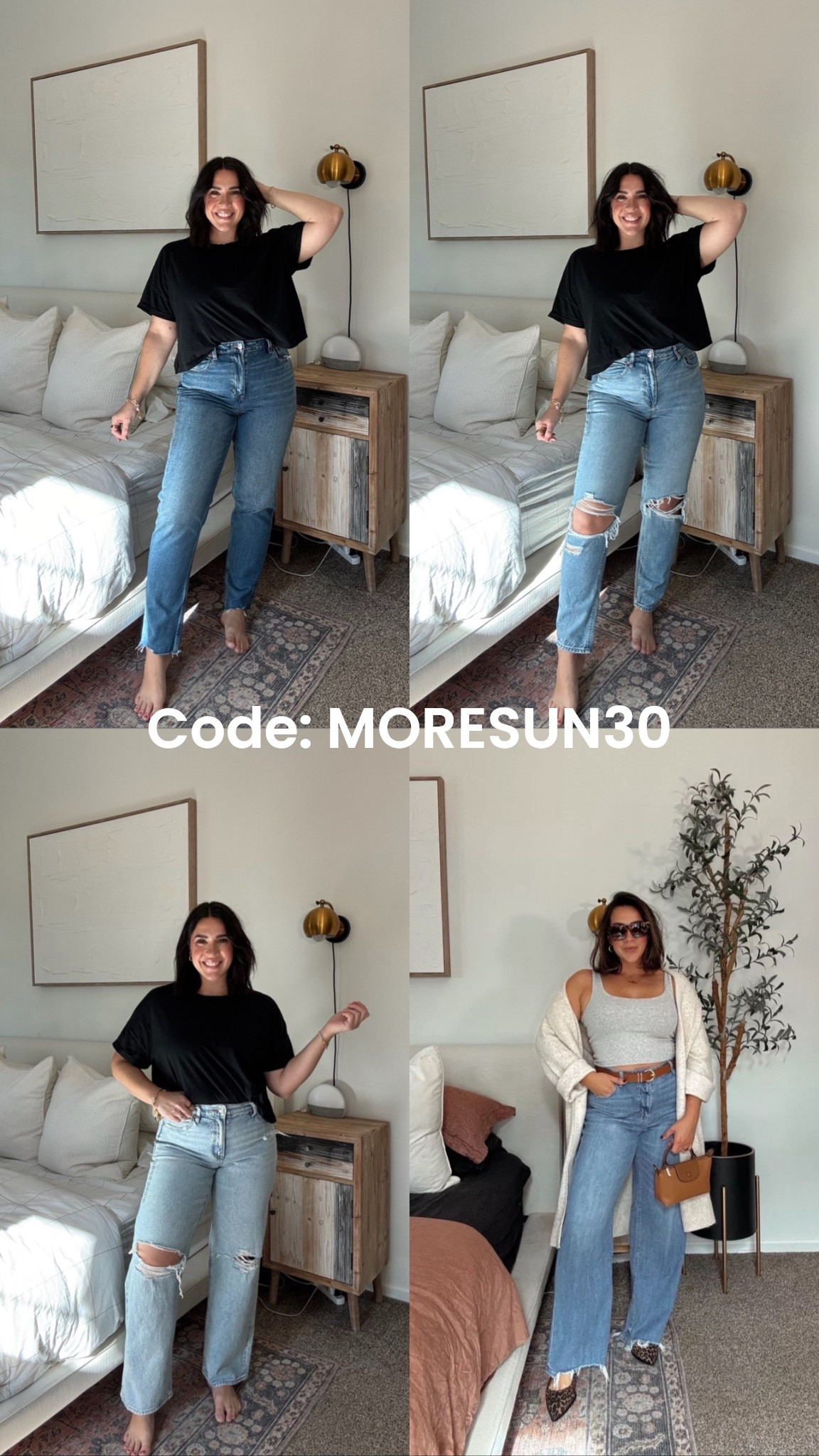 EXTRA 30% off American Eagle denim with code: MORESUN30! 

They restocked some of my favorites! 
Size 10 

#LTKSeasonal #LTKMidsize #LTKSaleAlert