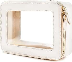 Makeup Bag for Women, Clear Cosmetic Bags Travel Toiletry Bag, Heavy Duty Makeup Organizer, Cute ... | Amazon (US)