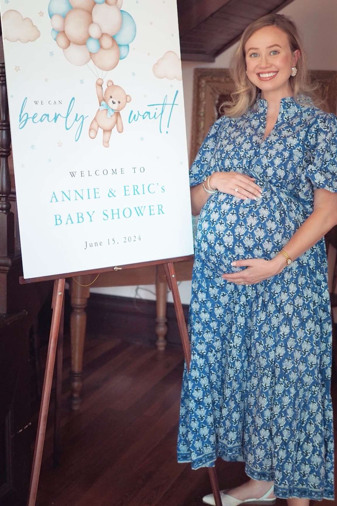 The most adorable shower dress! #ltkbump #ltkbaby #babyshower #babyshowerdress