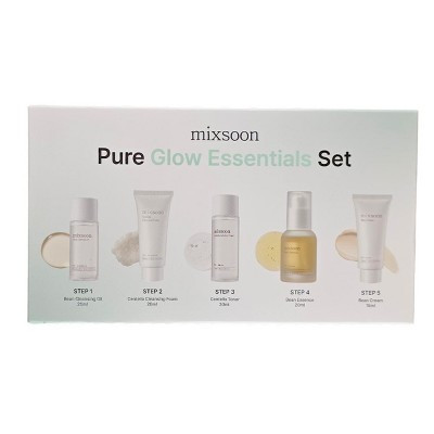 Mixsoon Pure Glow Essentials Set [ 5pcs ] - Ignite your inner glow with the ultimate five-step ferment ritual | Target