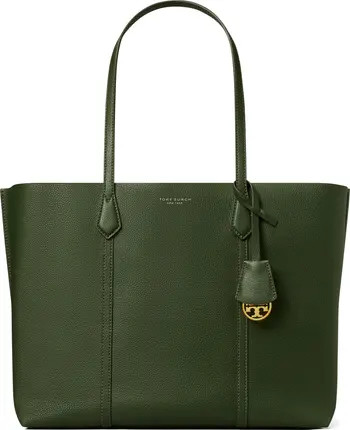 Perry Triple Compartment Leather Tote | Nordstrom