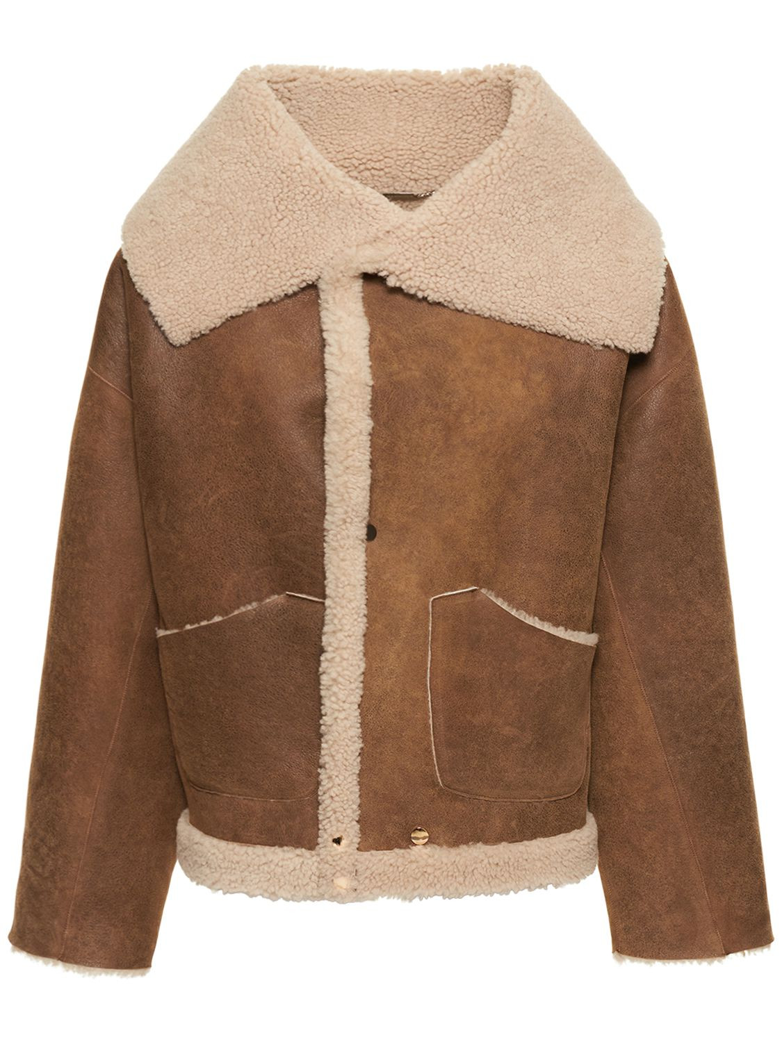 Dancy Shearling Aviator Jacket | Luisaviaroma